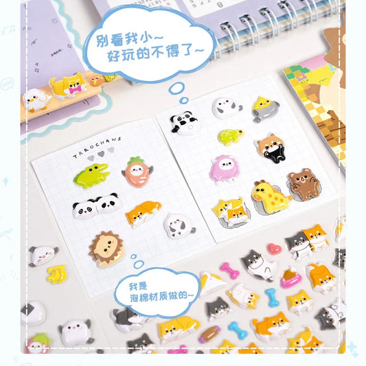 Panda Puffy Foam Sticker - 500 Pcs