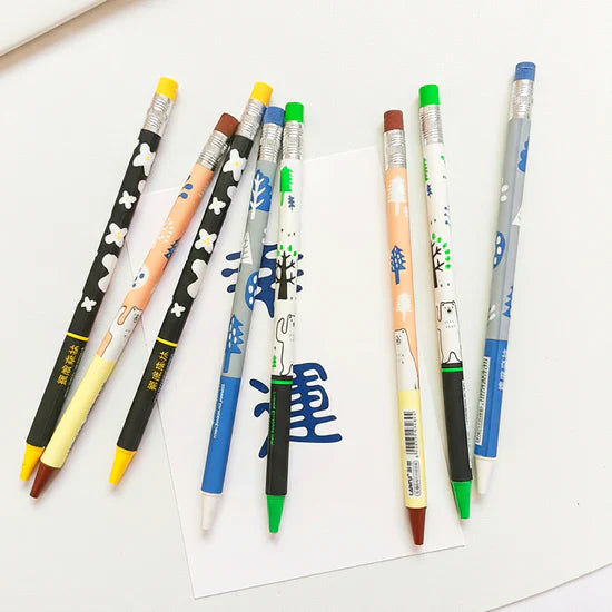 Forest friends mechanical pencil with eraser (0.7)