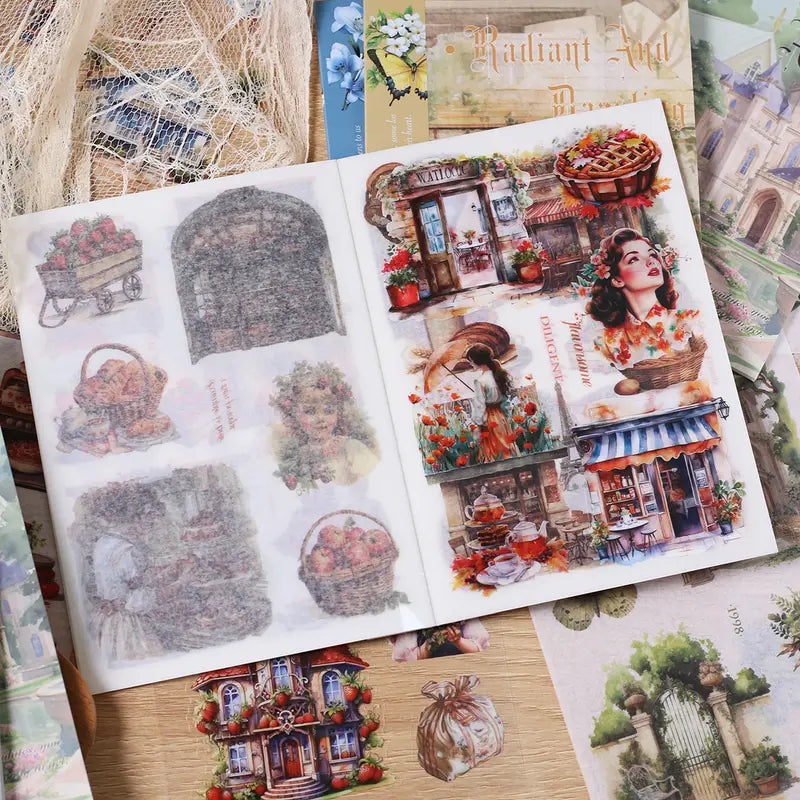 Season Trees Sticker Sheet - 4 Pcs