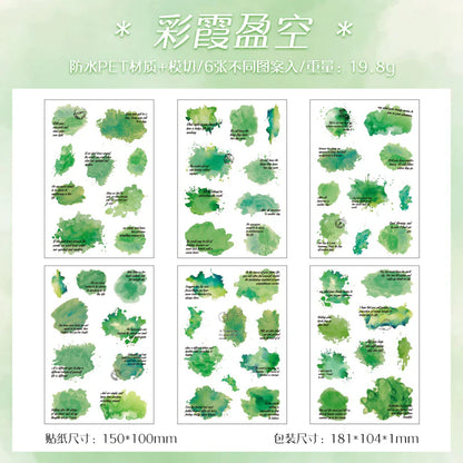 Colour Flower Stickers
