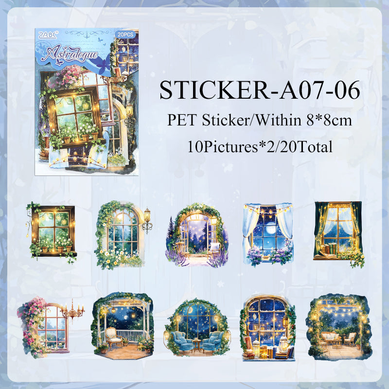 Dreamy Land Journaling Sticker - 20 Pcs
