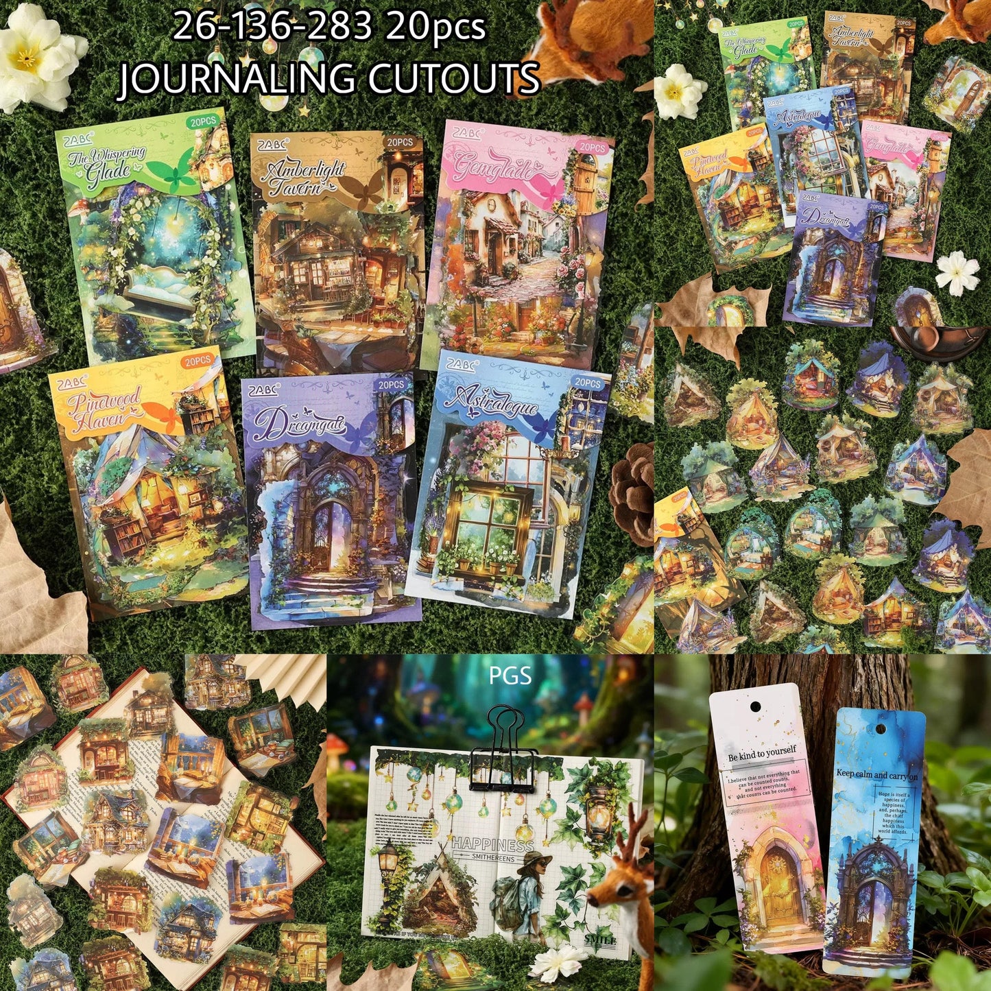 Dreamy Land Journaling Sticker - 20 Pcs