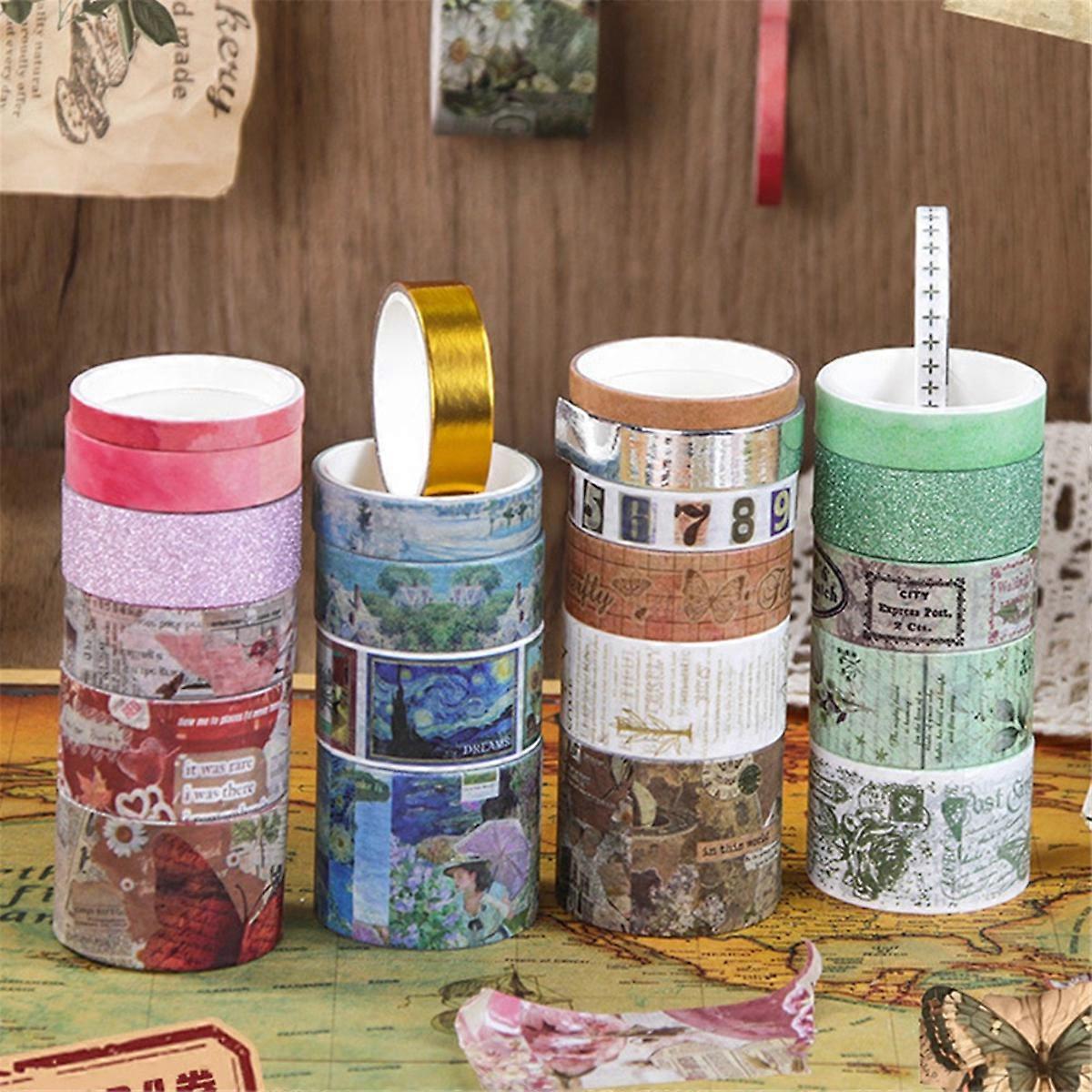 24 pieces secret series washi tape set