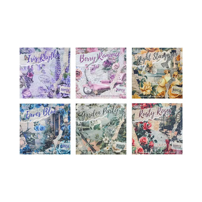 Flower Message Journaling Paper Book - 30 Pcs