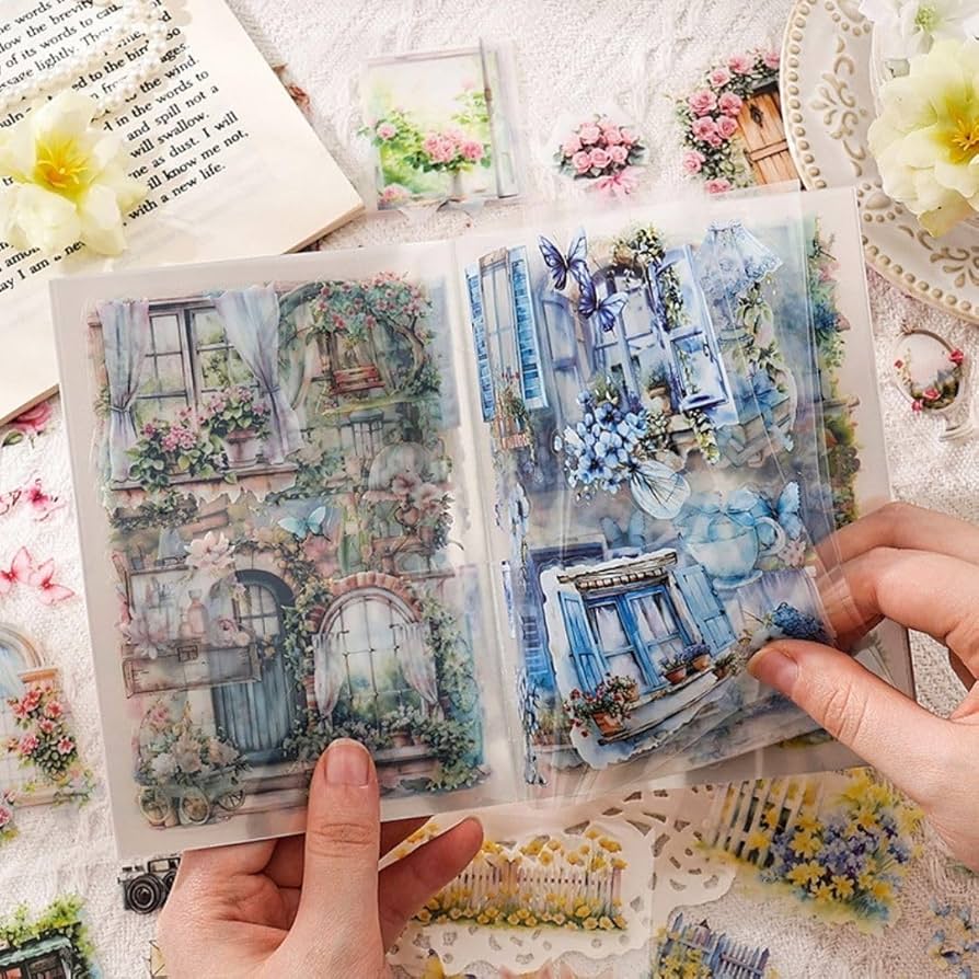 Season Trees Sticker Sheet - 4 Pcs