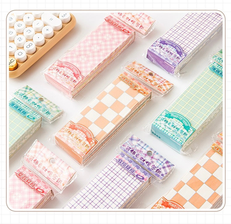 Plaid Checks Sticky Notes