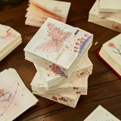 Morning & Rose Vintage Sticky Notes / notepad