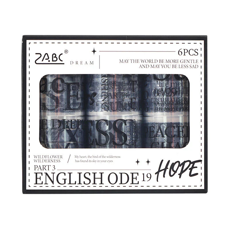 English Sticker Roll