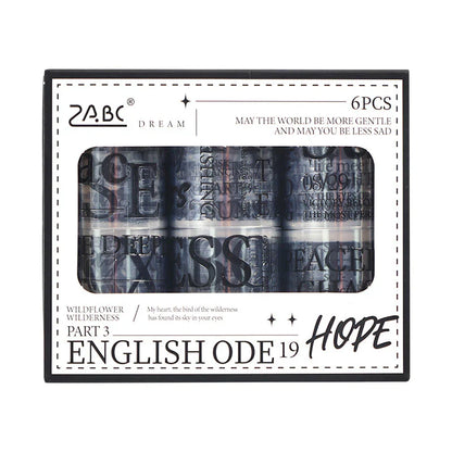 English Sticker Roll