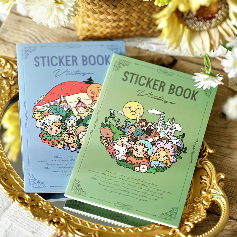 Ancient Retro Sticker Book