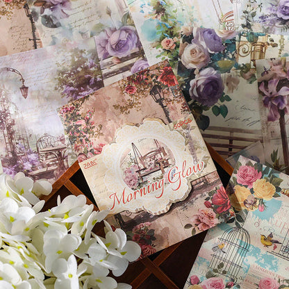 Vintage Craft Paper Book - 50 pcs