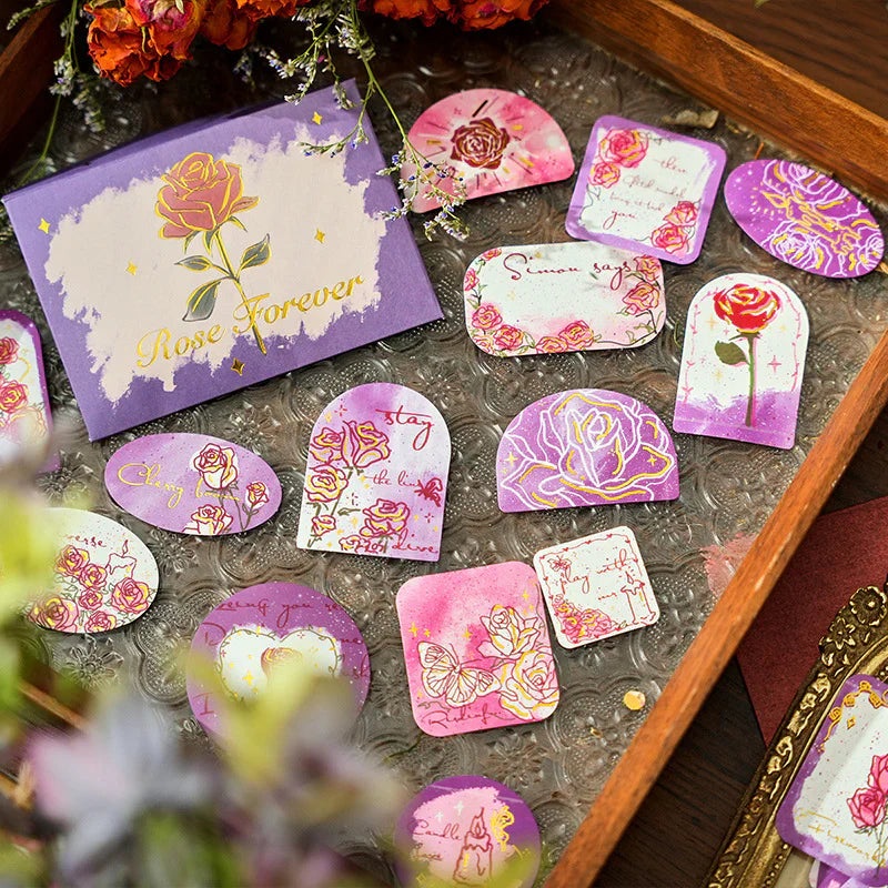 Lost Rose Sticker Series -20 Desings/40 Pcs