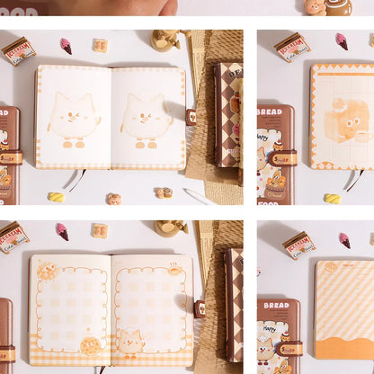 Kawaii Bread Puffy Diary