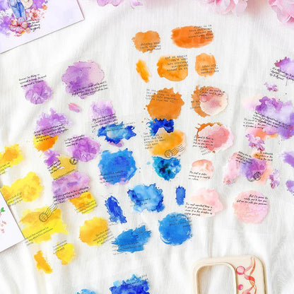 Colour Flower Stickers