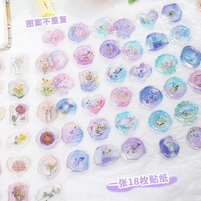 Luxury Transparent Wax Seal Sticker