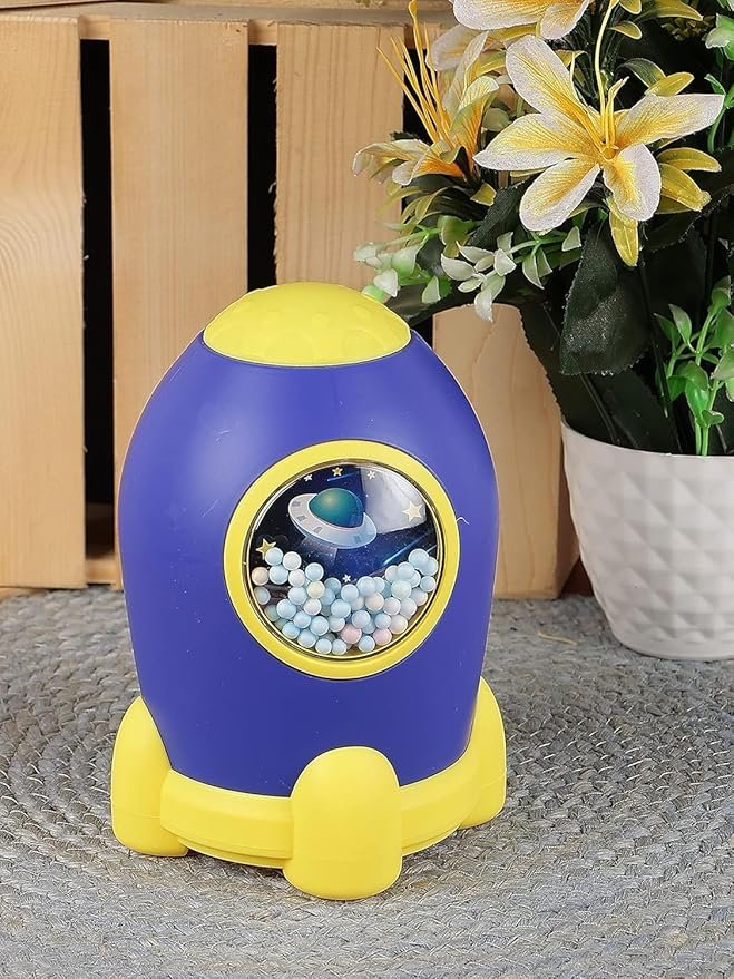 Rocket Space Piggy Bank