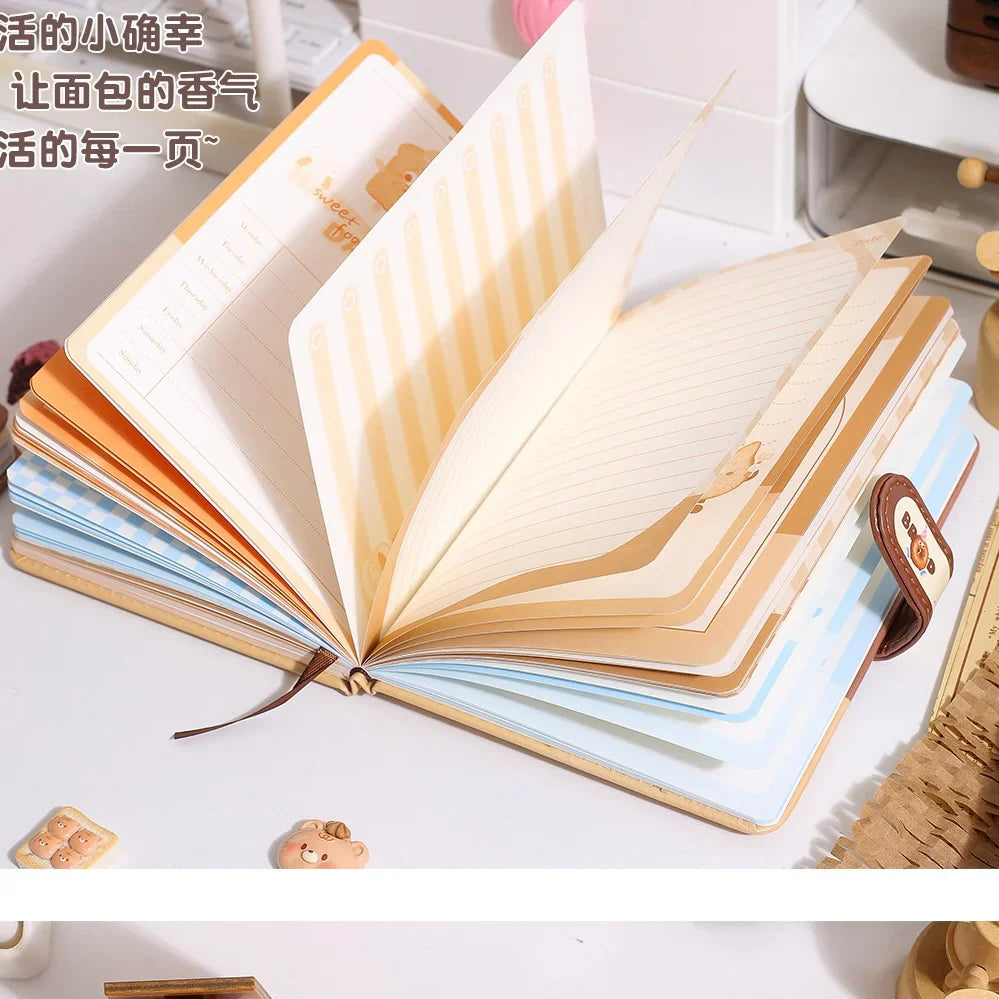 Kawaii Bread Puffy Diary