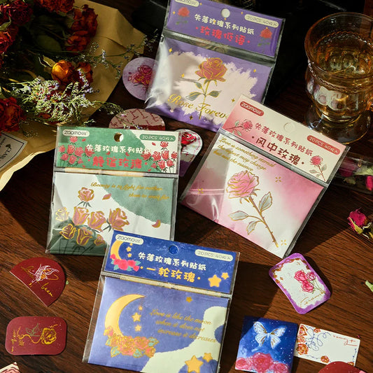 Lost Rose Sticker Series -20 Desings/40 Pcs