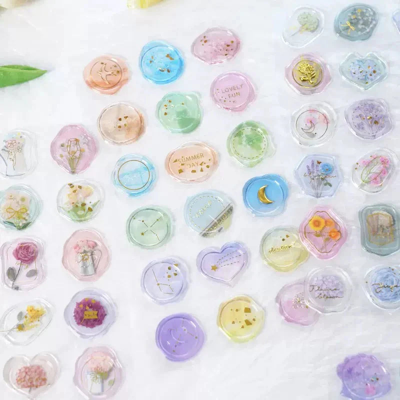 Luxury Transparent Wax Seal Sticker
