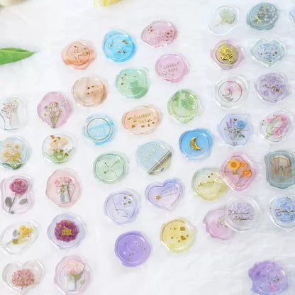Luxury Transparent Wax Seal Sticker