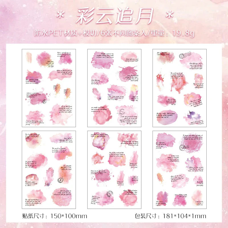 Colour Flower Stickers