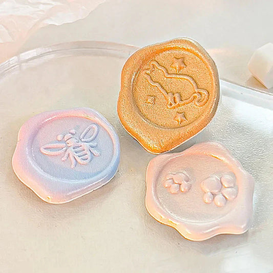 Pastel Wax Seal Sticker