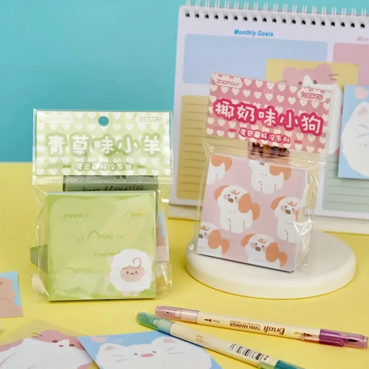 Kawaii Animals Sticky Note / memo pad