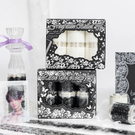 Lace Melody Sticker Roll Set (6 pcs)