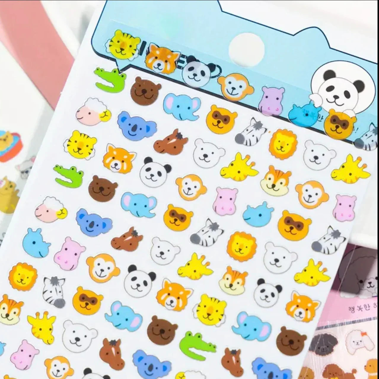 Emoji Animals Kawaii Decorative Sticker