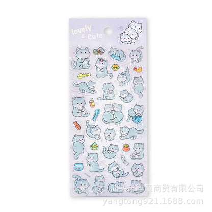 Kawaii Animals Crystal Decorative Sticker