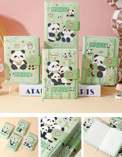 Panda Diary With Magnetic Flap Lock