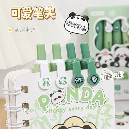 Goodluck Panda Theme 4 Pen Set - Black Ink