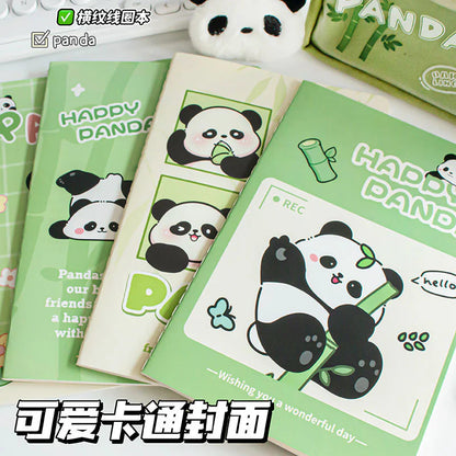 A5 Notebook Panda Theme - 4 Pcs Set