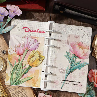 Bouquet Flower Journaling Cutout