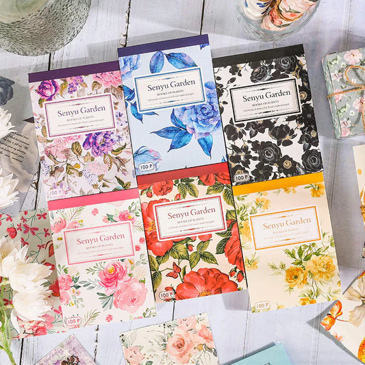 Book of Plants journaling deco book  - 100 Sheets