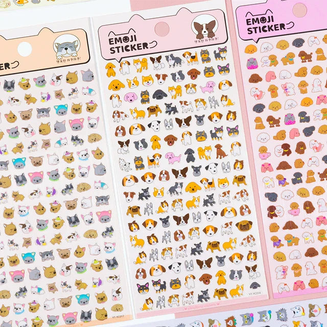 Emoji Animals Kawaii Decorative Sticker