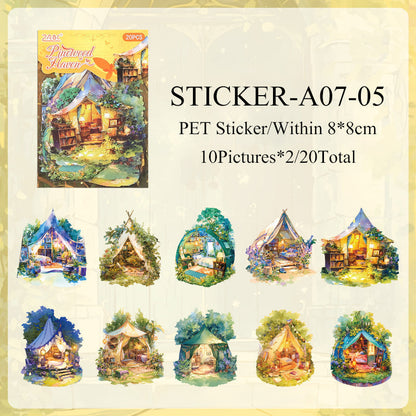 Dreamy Land Journaling Sticker - 20 Pcs