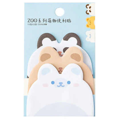 Kawaii Animal Sticky Notes