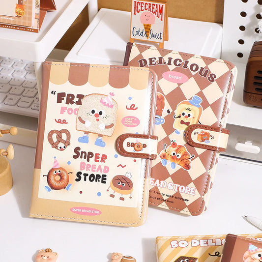 Kawaii Bread Puffy Diary