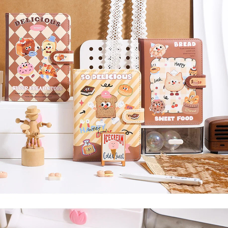 Kawaii Bread Puffy Diary