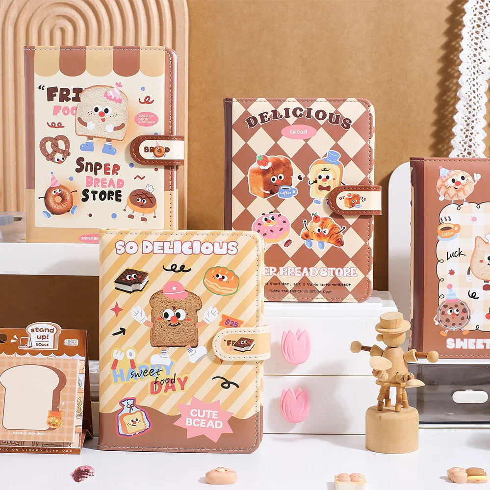 Kawaii Bread Puffy Diary