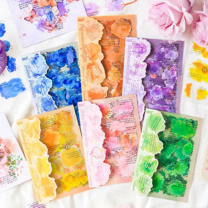 Colour Flower Stickers