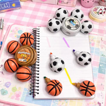 Fidget spinning highlighter