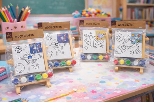 Wood Craft Canvas Painting Kit