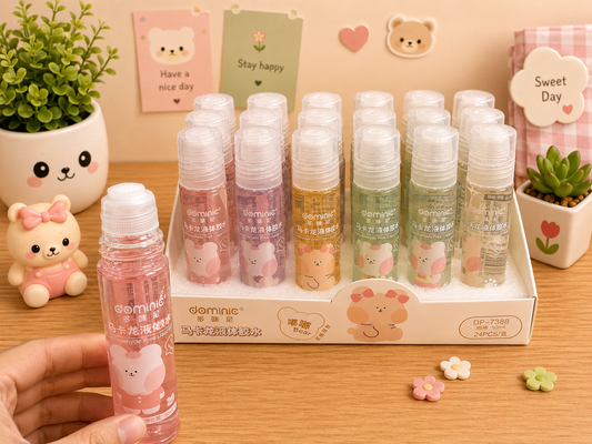 Kawaii Bear Round Glue