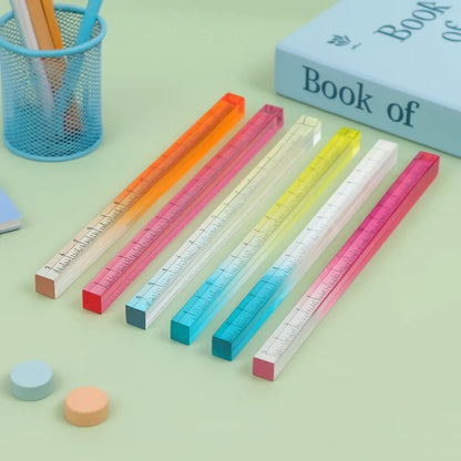 3D Crystal Ruler- 30 CM
