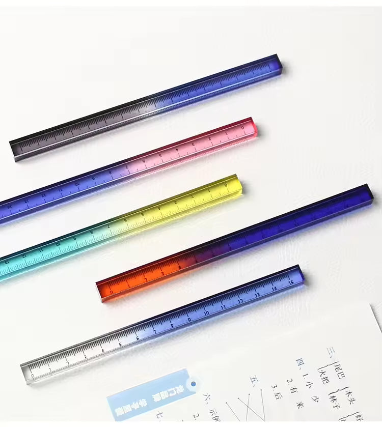 3D Crystal Ruler- 30 CM