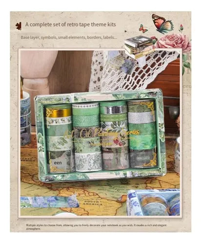 24 pieces secret series washi tape set