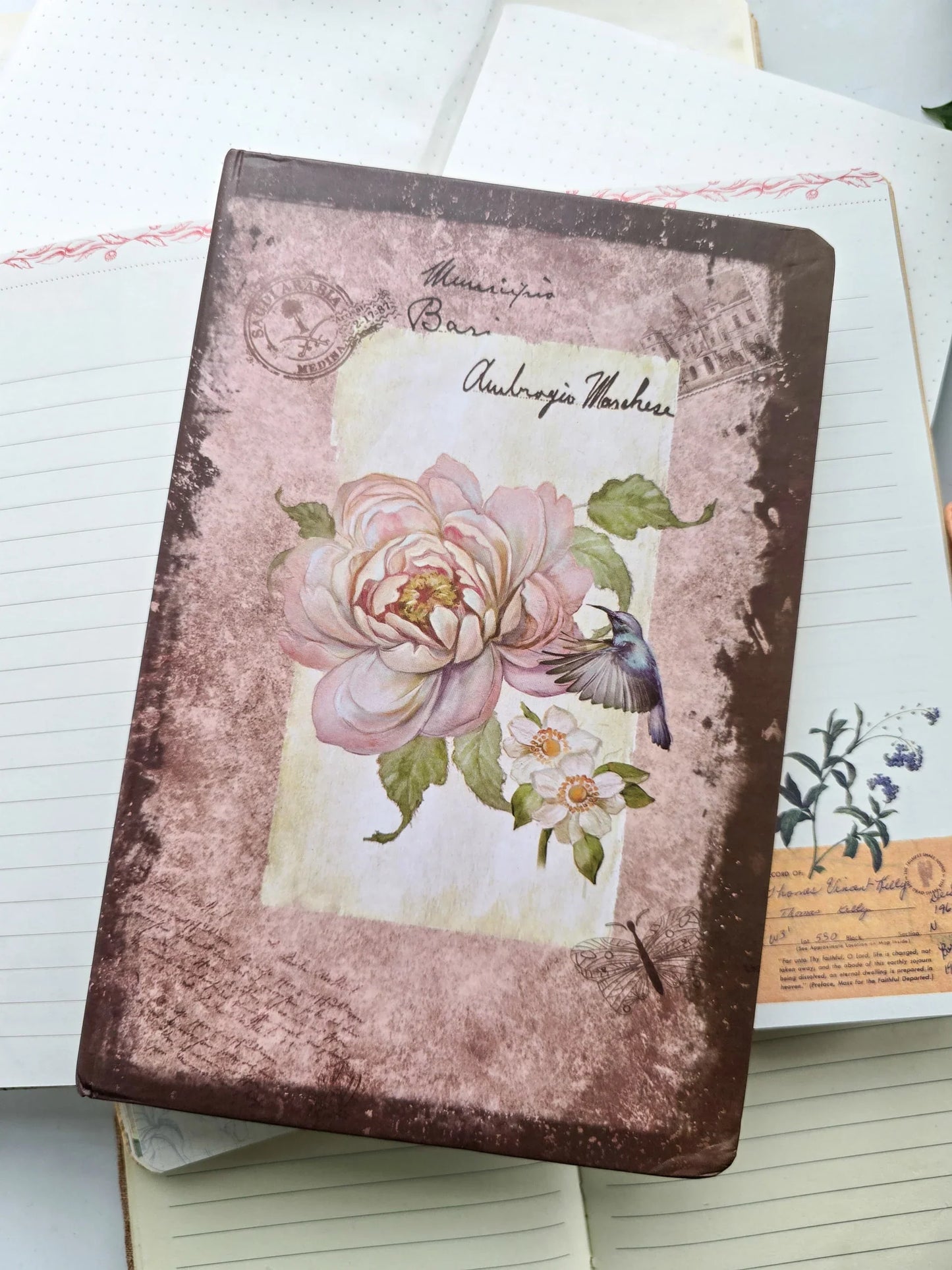 Vintage Journaling Diary