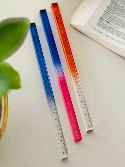 3D Crystal Ruler- 30 CM